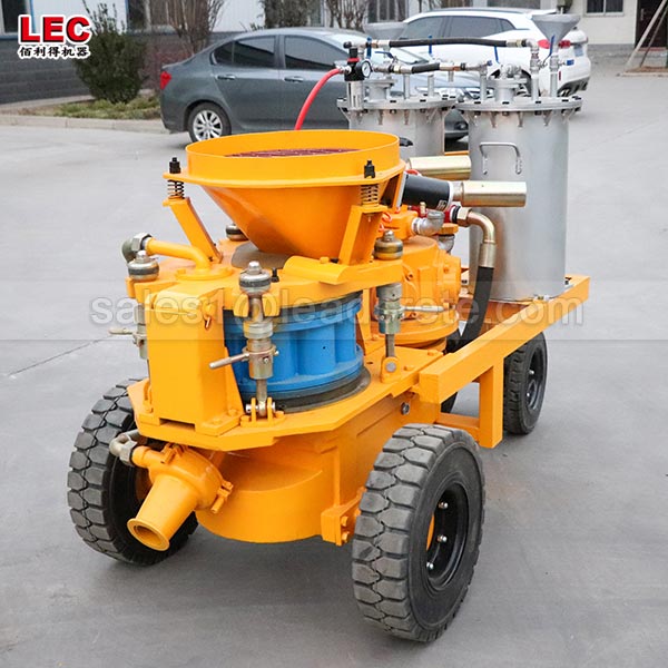 newest wet mix shotcrete machine for concrete application