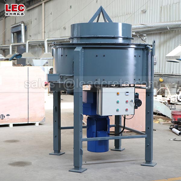 portable manual hand castable refractory pan mixer