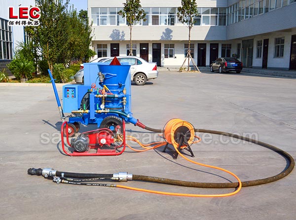 refractory gunning machine for lime plant