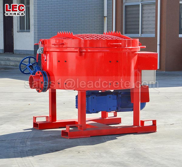 Refractory pan mixer machine with a capacity of 250kg