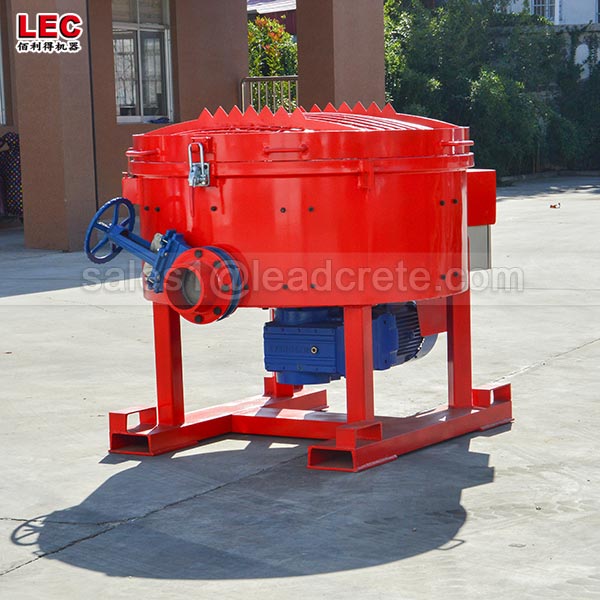 Refractory pan mixer machine with capacity of 250kg