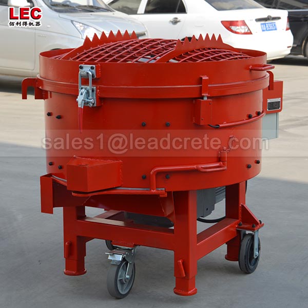 Refractory pan mixer with the capacity of 10m3/hour , 5m3/hour
