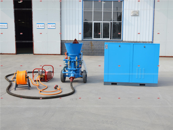 Rotor refractory gunning machine