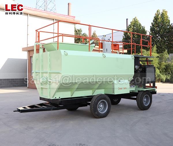 slope protection hydroseeding machine