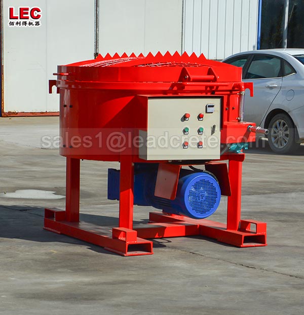 Small capacity electric refractory mixer