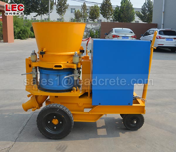 smooth spraying dry mix concrete shotcrete machines