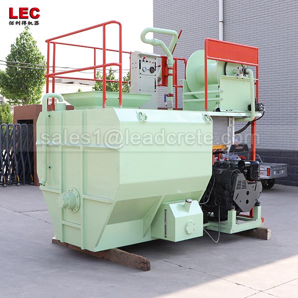 soil and grass hydroseeding machine