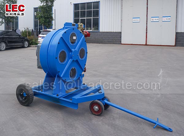 Squeeze type industrial hose peristaltic pump for pumping foam concrete