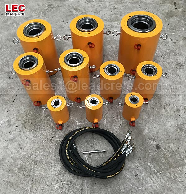 Double acting 200 ton hydraulic cylinder/jack/ram