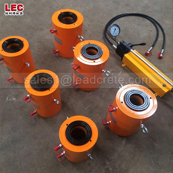 200 ton double acting hollow hydraulic jack