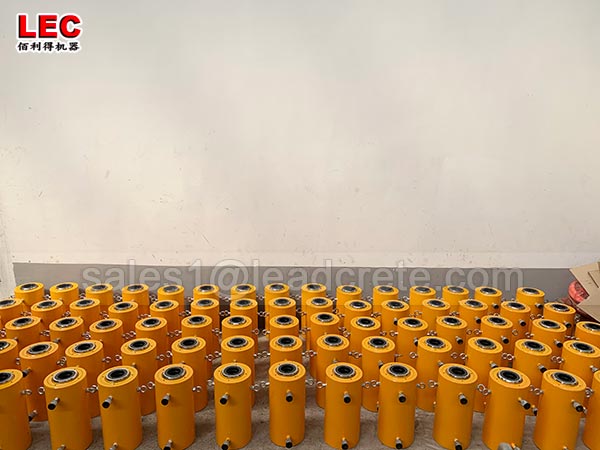 100 ton double acting hydraulic hollow ram 