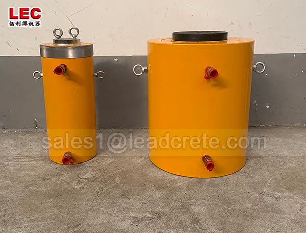 Double acting 750 Ton hydraulic cylinder/jack/ram