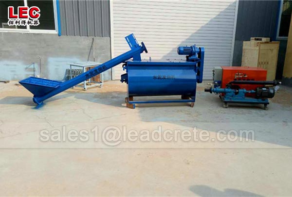 Aircrete lightweight celullar concrete mixing machine