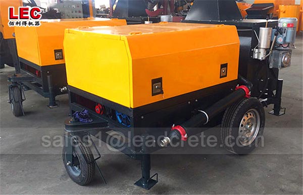 CLC foam concrete block making machine with pump