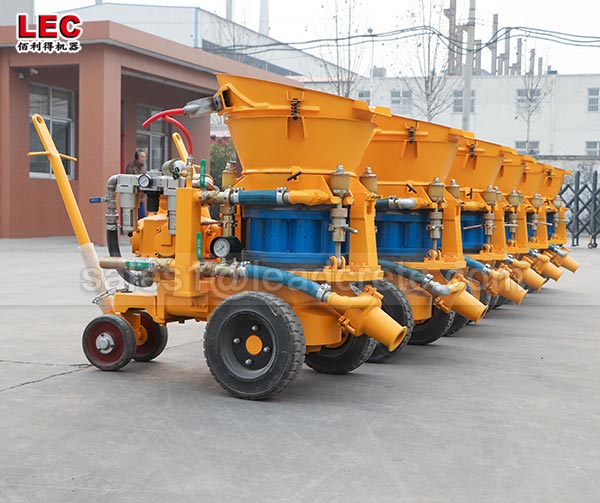 China concrete spray shotcrete gunite machine