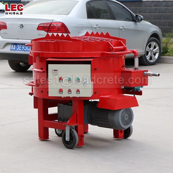 High intensive portable customised castable refractory pan mixer