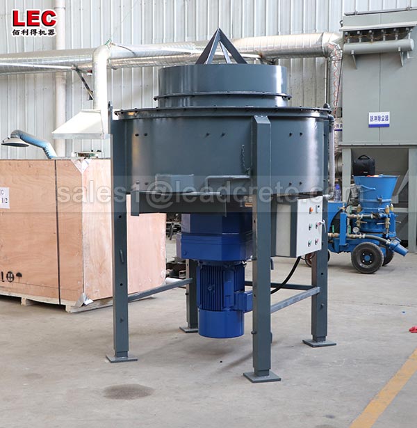 Refractory site use mobile mortar refractory use castable pan mixer