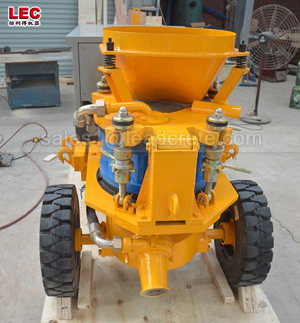 adjustable speed shotcrete machine for hydropower project