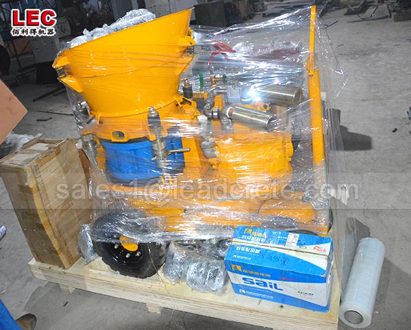 big power concrete spraying machine for raft foundation