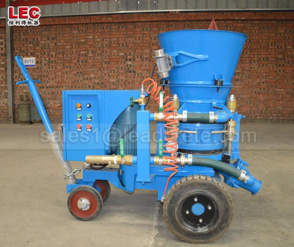 Blue refractory gunning machine