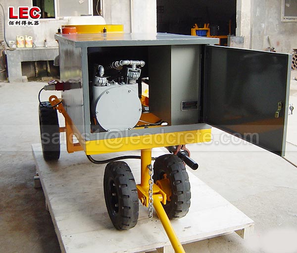 compact structure wet mix concrete shotcrete machine