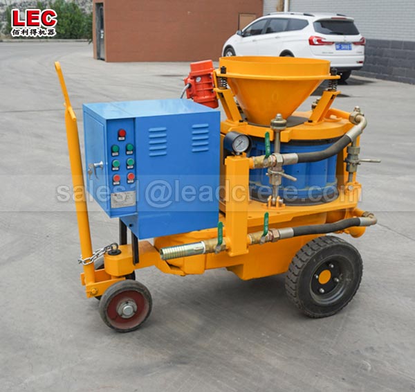 concrete spraying machine pump for raft foundation