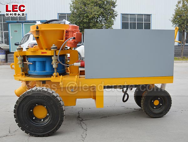 construction wet mix concrete spraying machine