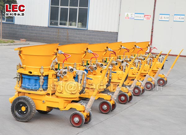 dry high quality mix gunite machine