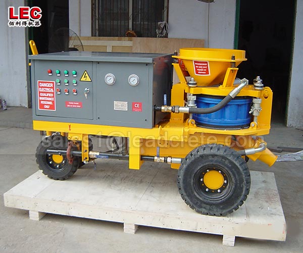 explosion proof wet mix concrete shotcrete machine