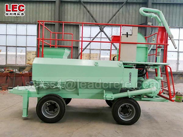 fast delivery diesel engine hydro seeder planting machine