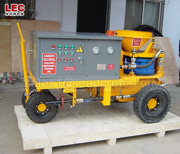 good wet shotcrete machine for doing concrete slope