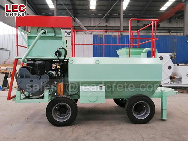 high efficiency grass seeding hydroseeder spraying machine for slope