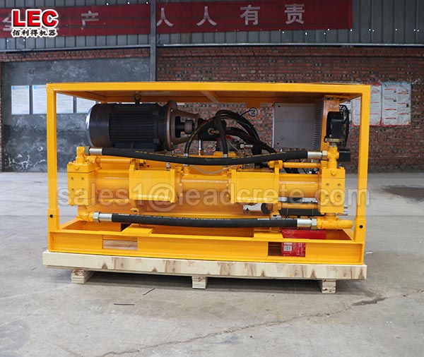 High pressure cement grouting pump