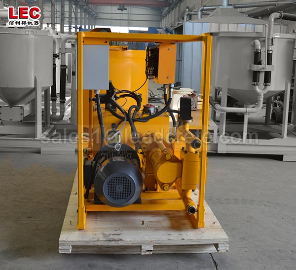 High pressure grout injection pump