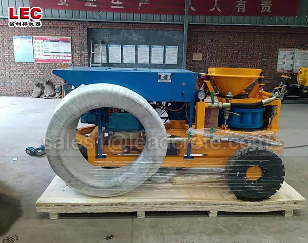 high pressure steel wire reinforced shotcrete machine