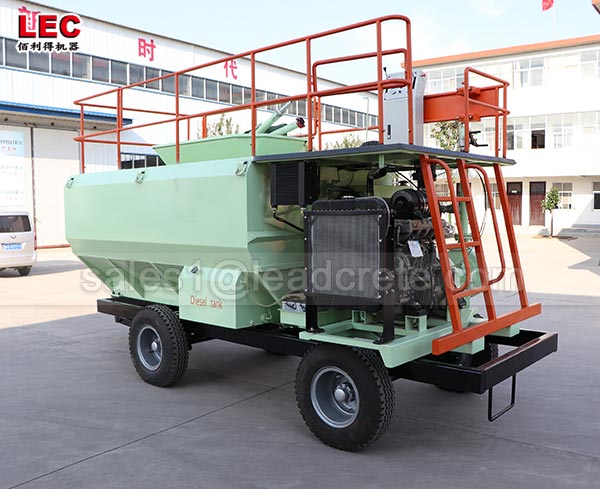 8m3/h hydroseeding machine for landscaping