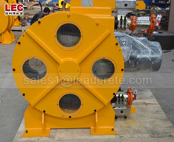 Squeeze Type Industrial Hose Peristaltic Pump For Pumping Foam Concrete