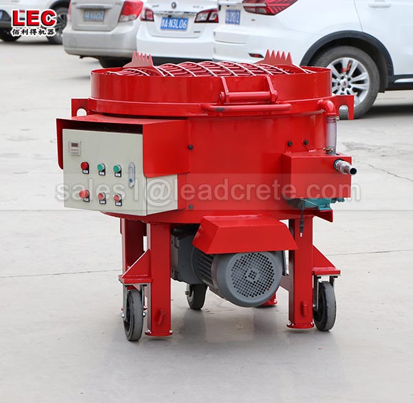 portable castable refractory pan mixer