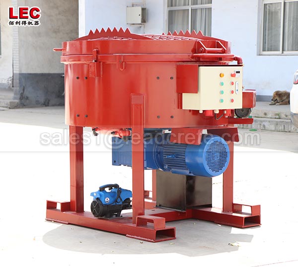 refractory pan mixer 500kg site mixing machine mobile wheeled