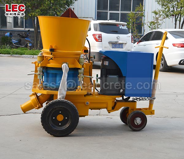 spraying refractory shotcrete gunning machine