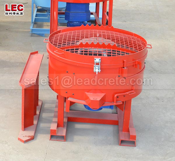 Small capacity planetary cement mixer concrete pan mixer