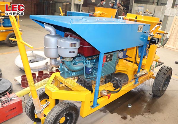 advanced technology shotcrete machine with compact structure