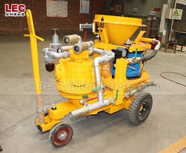 convenient operation shotcreting machine for bridge building