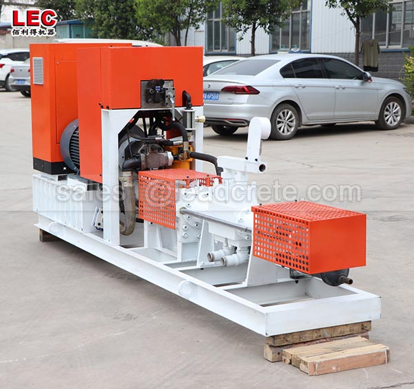 Grout injection pump for foundation grouting
