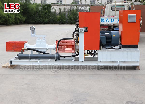 High pressure grout injection pump