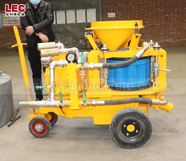 small size construction anti-explosion gunite for raft foundation