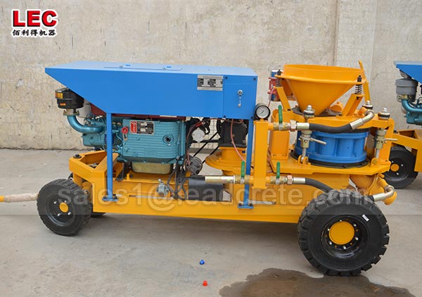 small size mining concrete gunite equipment for tunnel construction