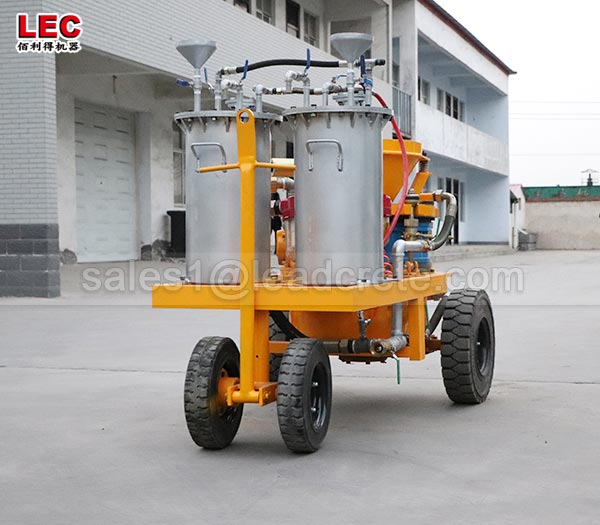 Wet type concrete spray machine