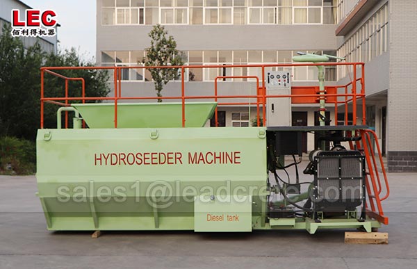 Large grass seed spraying machine hydromulching