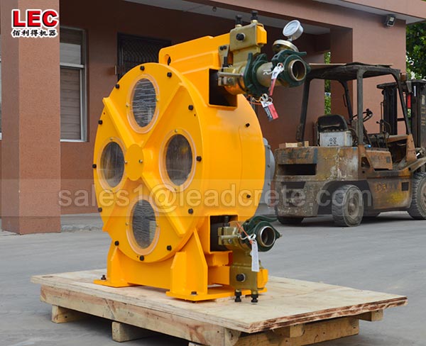 No seals industrial peristaltic pump for pumping refractory materials